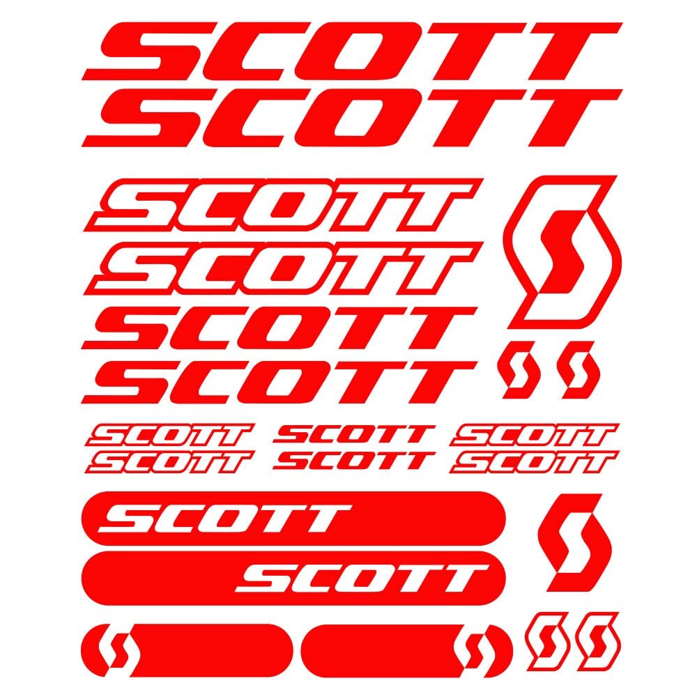 Amazon.com: 22pcs for SCOTT BIKE Decal Stickers Vinyl Mountain